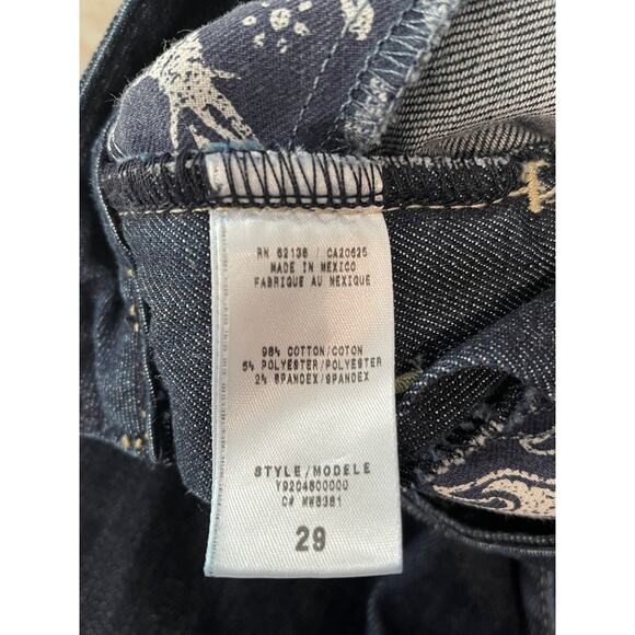 Guess Jeans Dark Wash Skinny Leg Size 29 - Picture 5 of 6